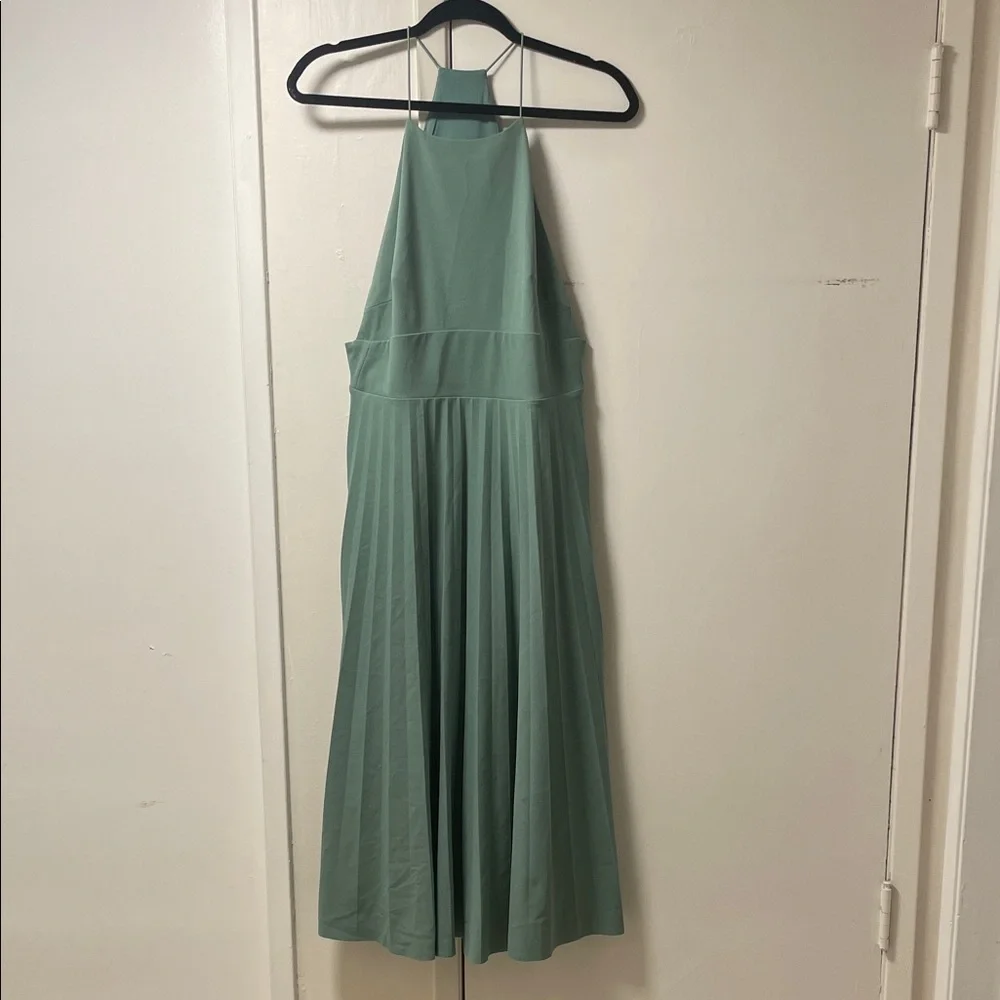 ASOS Sage Green Midi Dress size 8 - Picture 1 of 4